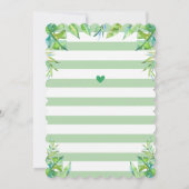 Wild Oerwoud Safari 1e Jongen Eerste Verjaardagsfe Kaart (Achterkant)