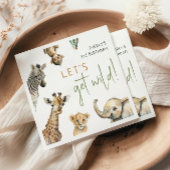 Wild Oerwoud Safari Dieren Kids Verjaardagsfeest Servet