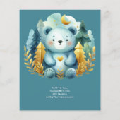 WILD ONE 1e verjaardag jongens BEER Camping (Achterkant)