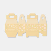 Wild One 1e verjaardag Yellow Boho Daisy Bedankdoosjes (Uitgevouwen)