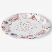 Wild One 1e verjaardagsfeestje Papieren Bordje (Gekanteld)