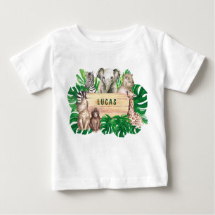 Wild One 1er anniversaire Jungle Baby T-shirt