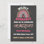 Wild One 1st Birthday Invitation (Devant)
