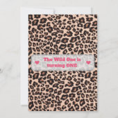 Wild One 1st Birthday Invitation (Dos)