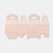 Wild One 1st Birthday Party Boho Blush Pink Daisy Bedankdoosjes (Uitgevouwen)