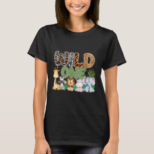 Wild One 1st Birthday Safari Family Matching T-shirt