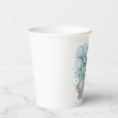 Wild One 1st Birthday Waterverf Papieren Bekers (Rechts)