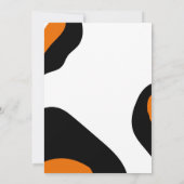 Wild One Animal Motif Anniversaire Fête Invitation (Dos)