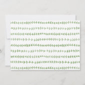 Wild One Animaux 1er Anniversaire Fête Invitation (Dos)