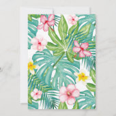 Wild One Anniversaire Invitation Jungle Animaux Pa (Dos)