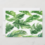 Wild One Anniversaire Invitation Jungle Animaux Pa (Dos)