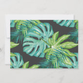 Wild One Anniversaire Invitation Jungle Animaux Pa (Dos)