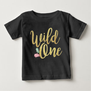 Wild One Baby Eerste Verjaardag Meisje Bodysuit T-