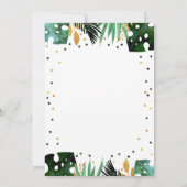 Wild One Baby shower Invitation Aventure Douche (Dos)