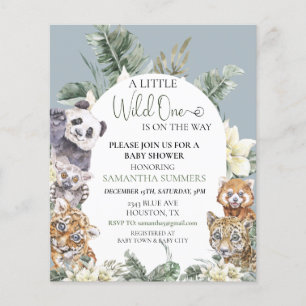Wild One Baby Shower Tropisch Jungle Dieren Budget