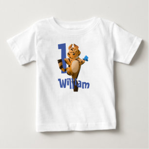 Wild One Baby Tiger 1st Birthday Buffalo Plaid
