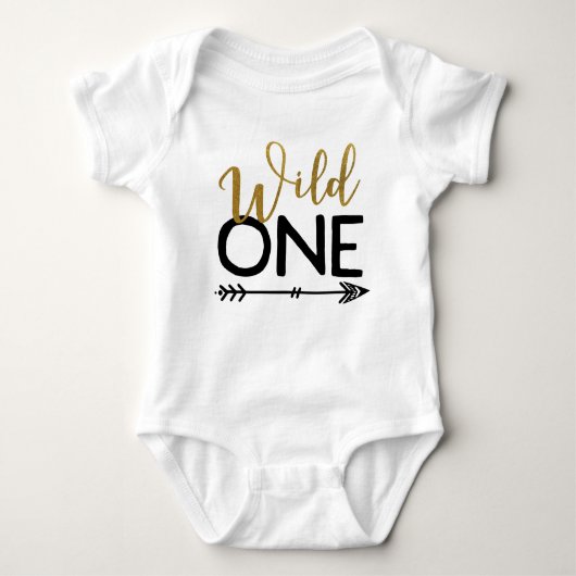 Wild One Birthday Bodysuit (Voorkant)