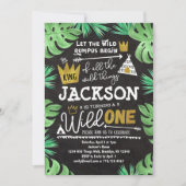 Wild ONE Birthday Invitation Garçon Wild Thèmes 1s (Devant)