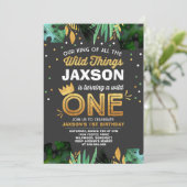 Wild One Birthday Invitation Wild Things Anniversa (Debout devant)