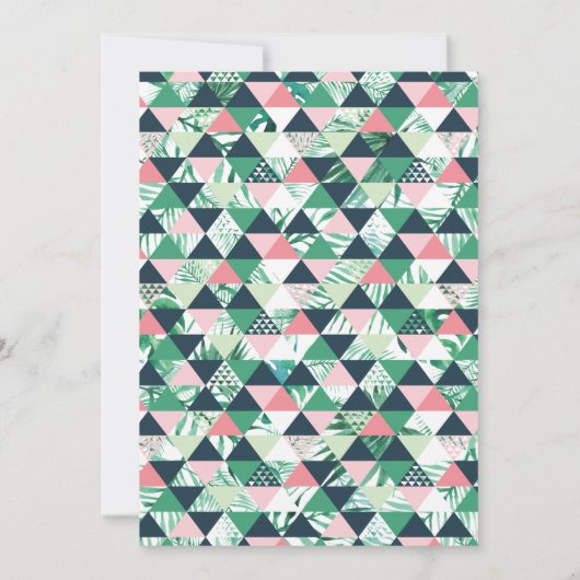 Wild One Boho eerste verjaardag uitnodiging (Achterkant)