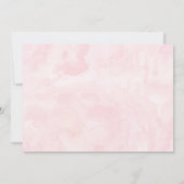 Wild One Boho Floral Pink Gold Birthday Kaart (Achterkant)