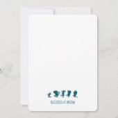 Wild One Boy Baby shower Invitation Kaart (Achterkant)