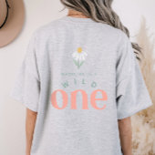 Wild One Daisy Wildflower 1e verjaardag moeder T-shirt