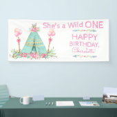 Wild One eerste verjaardagsfeestje Spandoek (Beurs)