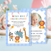 Wild One First Birthday Invitation