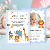 Wild One First Birthday Invitation