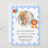 Wild One First Birthday Invitation (Dos)