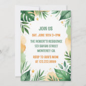 Wild One First Birthday Invitation Card | Ava (Dos)