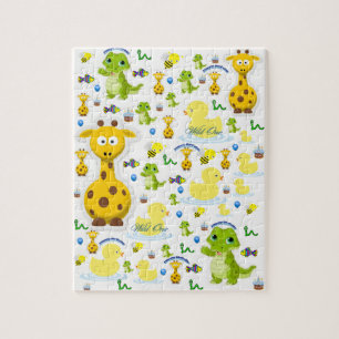 Wild One First Birthday Jigzaag Puzzle Legpuzzel