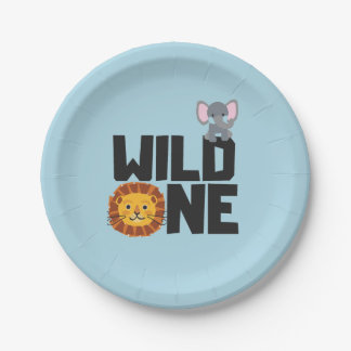 WILD ONE First Birthday Party Borden Papieren Bordje