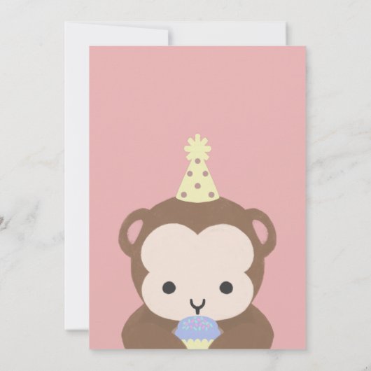 Wild One First Birthday Party Simple Invitation (Dos)