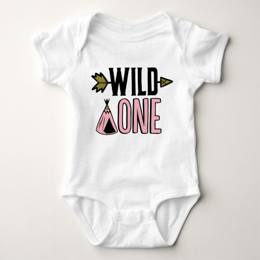 Wild One First Birthday Shirt (Voorkant)