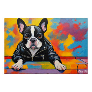 WILD ONE-FRENCH BULLDOG 3 PERFECT POSTER