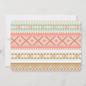 Wild one girl 1er anniversaire invitation photo (Dos)