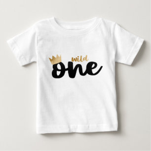 Wild One Gold Foil Crown Boy Eerste Verjaardag