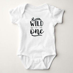 "Wild One" Grappig baby Bodysuit