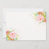 Wild One Invitation Girl Wild One 1er Anniversaire (Dos)