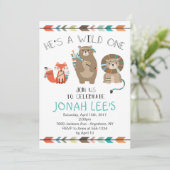 Wild One - Invitation pour le premier anniversaire (Debout devant)