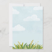 Wild One Jungle Carte d'invitation Baby shower à t (Dos)