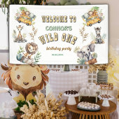 Wild one jungle safari 1er anniversaire Bannière