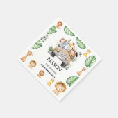 Wild One Jungle Safari Birthday for Boys Servet (Hoek)