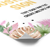 Wild One Leopard Print Verjaardagsfeesttafelteken (Hoek)