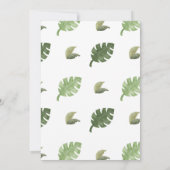 Wild One Lion 1st Birthday Invitation Kaart (Achterkant)