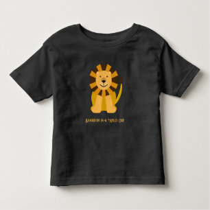 Wild One Lion Birthday Party Oerwoud Safari Kinder Shirts