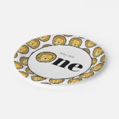 Wild One Lion Boys eerste verjaardag Papieren Bordje (Gekanteld)