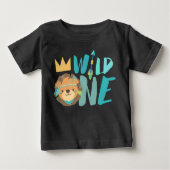 Wild One Lion en Pijl | Boho | Een jaar oud (Voorkant)